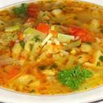 тарелка супа из кабачка
