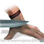 трехпалые кольчужные перчатки niroflex